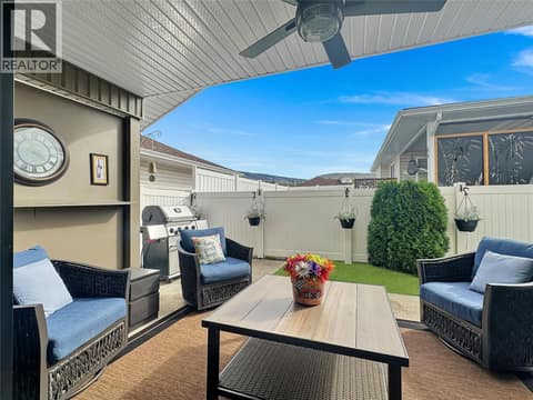 Backyard off family room at 6526 TUCELNUIT Drive Unit# 40, Oliver