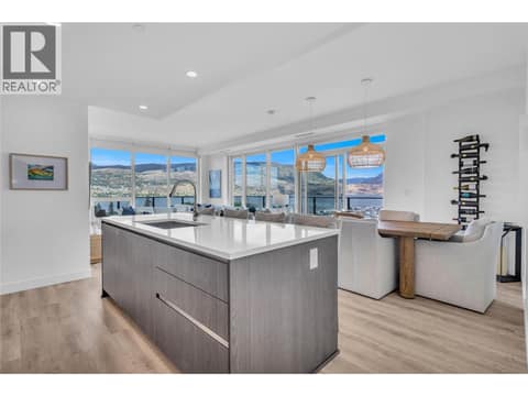 Great center island..with a view! at 238 Leon Avenue Unit# 808, Kelowna North