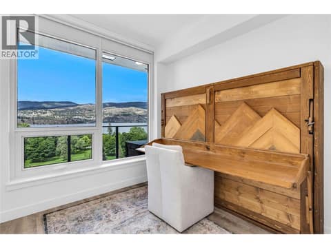 Guest bed/murphy bed/office at 238 Leon Avenue Unit# 808, Kelowna North