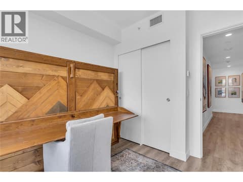 Guest bed/murphy bed/office at 238 Leon Avenue Unit# 808, Kelowna North