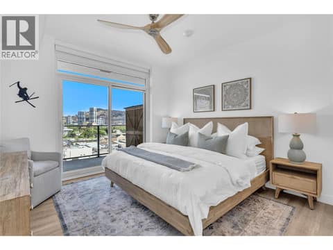 Master comfort! at 238 Leon Avenue Unit# 808, Kelowna North