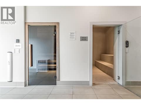 Steam & Sauna at 238 Leon Avenue Unit# 808, Kelowna North