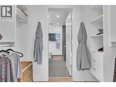 Walk thru closet! at 238 Leon Avenue Unit# 808, Kelowna North