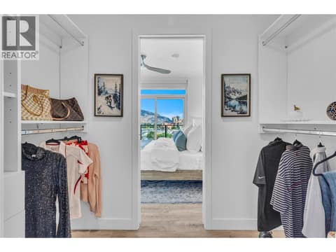 Walk thru closet at 238 Leon Avenue Unit# 808, Kelowna North