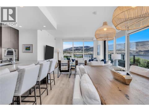 You get to entertain here! at 238 Leon Avenue Unit# 808, Kelowna North