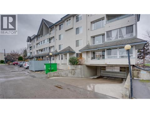 Secured underground parking entrance, at 3705 30 Avenue Unit# 104, City of Vernon
