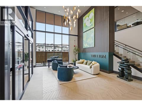 MAIN ENTRY TO TRILLIUM at 460 Nicola Street Unit# 805, South Kamloops