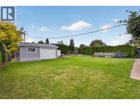 Massive yard with 12x20 detached shop at 175 Venus Road, Rutland South, Kelowna