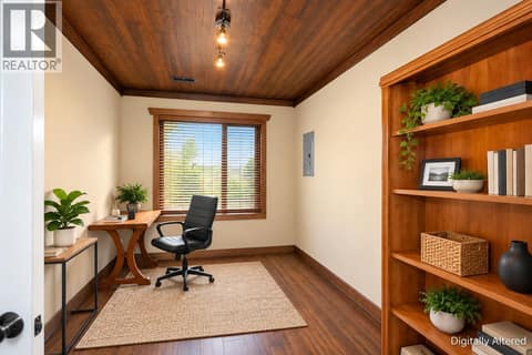 Downstairs Office/Flex Virtually Staged at 10590 Long Road, Lake Country South West
