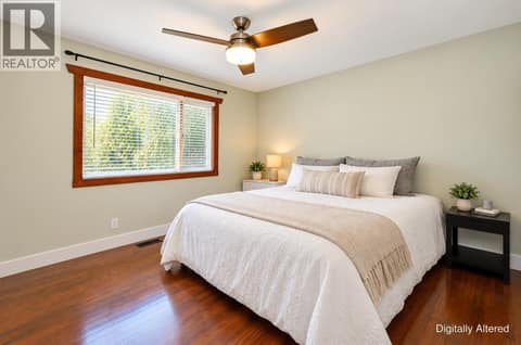 Master Bedroom Virtually Staged at 10590 Long Road, Lake Country South West
