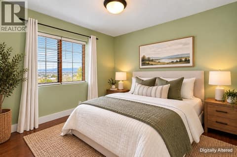 Upstairs Second Bedroom Virtually Staged at 10590 Long Road, Lake Country South West