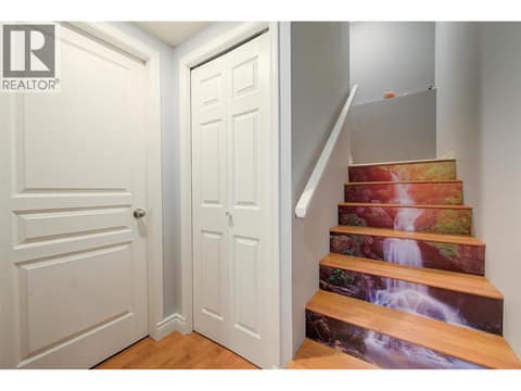 Check out the stairs, heading to basement! at 788 Rutland Road N Unit# 6, Rutland North, Kelowna