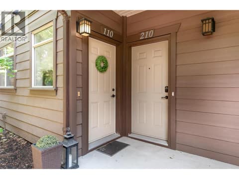 Front Entrance at 511 Yates Road Unit# 110, North Glenmore, Kelowna