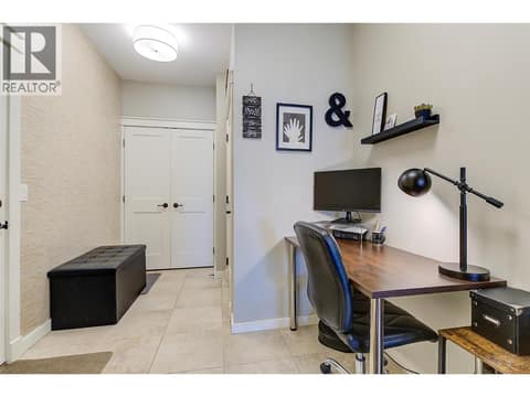 Office Space / Laundry / Closet / Access to garage at 511 Yates Road Unit# 110, North Glenmore, Kelowna