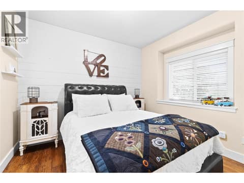 Main floor bedroom 1 at 5100 Haynes Road, North BX, Vernon
