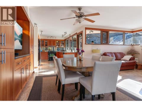 Dining room and reading room at 264 EASTSIDE Road, Eastside/Lkshr Hi/Skaha Est, Okanagan Falls