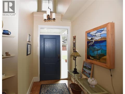 Inside the front door at 430 Hummingbird Avenue, Okanagan North, Vernon