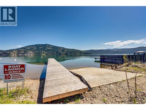 Private boat launch at 430 Hummingbird Avenue, Okanagan North, Vernon
