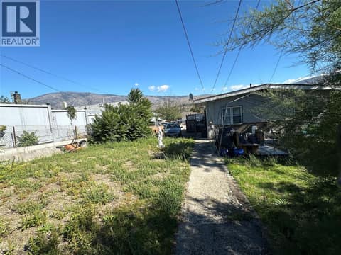 Back yard at 5952 Okanagan Street, Oliver