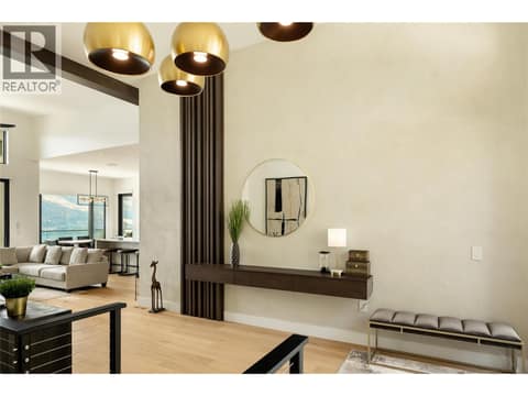 Beautiful lighting at 538 Clifton Court, Glenmore, Kelowna
