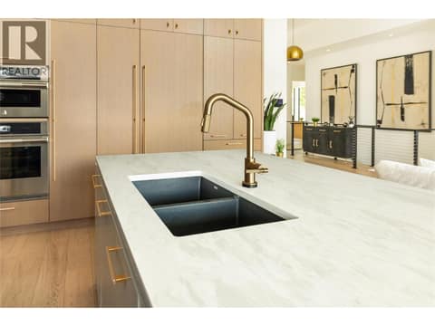 Blanco Anthracite Sink with Touch Faucet at 538 Clifton Court, Glenmore, Kelowna