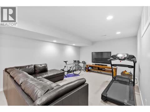 Full basement with family room at 905 Paret Crescent, Lower Mission, Kelowna