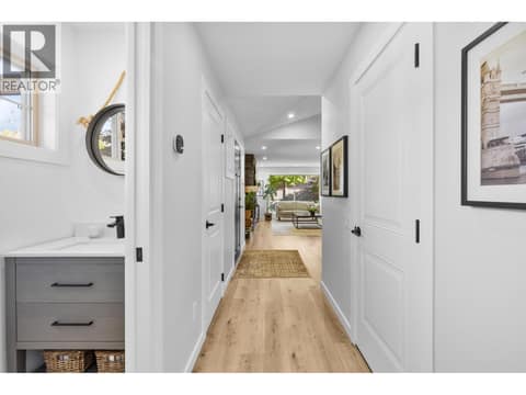 Main floor powder room at 905 Paret Crescent, Lower Mission, Kelowna