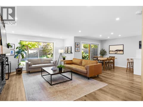 Open main floor living space at 905 Paret Crescent, Lower Mission, Kelowna