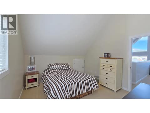 Loft queen bed at 6822 Madrid Way Unit# 310, Fintry, Kelowna