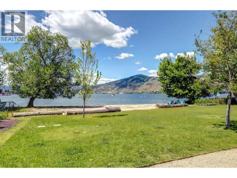 Lakeshore beach right across the street at 2555 Lakeshore Road Unit# 419, Okanagan Landing, Vernon