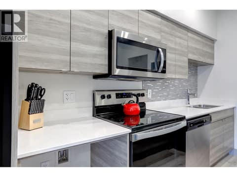 Stainless steel appliances at 2555 Lakeshore Road Unit# 419, Okanagan Landing, Vernon