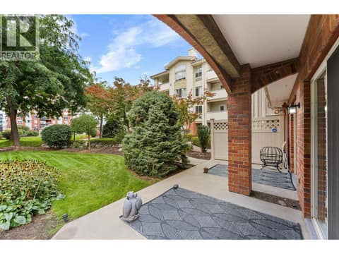 Covered Patio at 1950 Durnin Road Unit# 102, Springfield/Spall, Kelowna