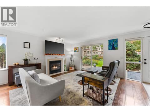 Gas Fireplace paid by strata at 1950 Durnin Road Unit# 102, Springfield/Spall, Kelowna