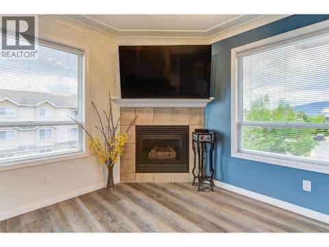 Gas Fireplace at 1964 Enterprise Way Unit# 413, Dilworth Mountain, Kelowna
