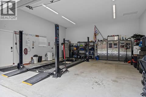 Detached Double Garage. Lift Included at 7151 Dunwaters Road, Fintry, Kelowna