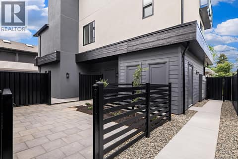 Your own private courtyard between the kitchen and garage. at 662 Birch Avenue Unit# 4, Kelowna South