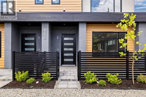 Facing Birch. at 662 Birch Avenue Unit# 2, Kelowna South