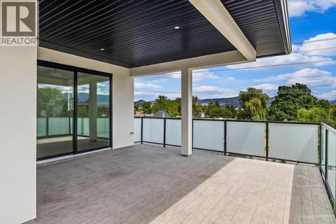 Upper deck off primary bedroom. at 662 Birch Avenue Unit# 2, Kelowna South