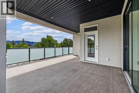 Upper deck off primary bedroom. at 662 Birch Avenue Unit# 2, Kelowna South