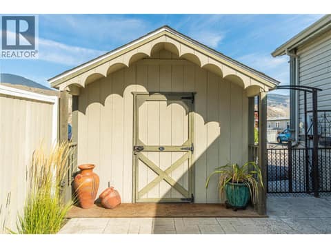 Storage shed at 7545 Dallas Drive Unit# 54, Dallas, Kamloops