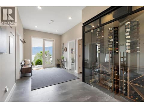Cold Wine Storage - Basement access with full lake views at 1740 Granite Road, Lake Country South West