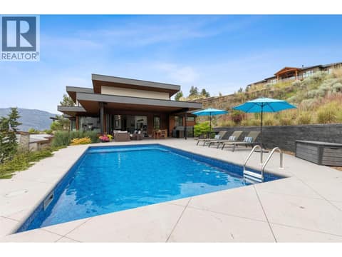 In ground salt water pool at 1740 Granite Road, Lake Country South West