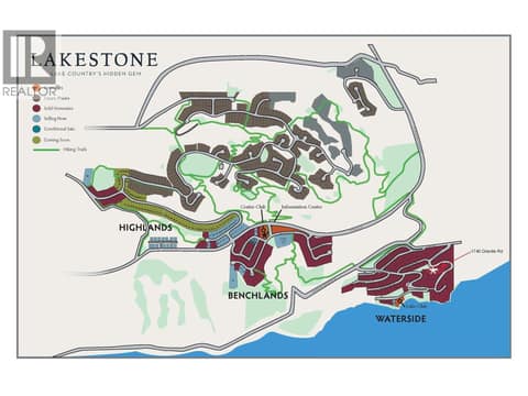 Lakestone Master Plan Map with 1740 Granite at 1740 Granite Road, Lake Country South West