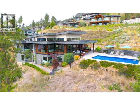 Low maintenance landscaping at 1740 Granite Road, Lake Country South West