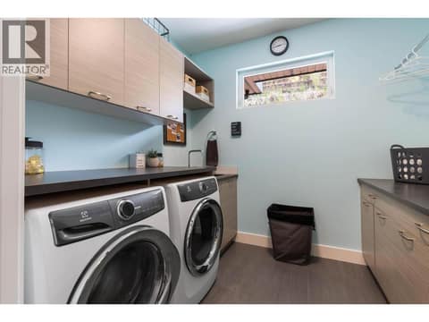 Main Floor Laundry at 1740 Granite Road, Lake Country South West
