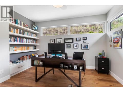 Main Floor Office / den at 1740 Granite Road, Lake Country South West