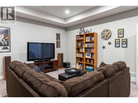 Media Room at 1740 Granite Road, Lake Country South West