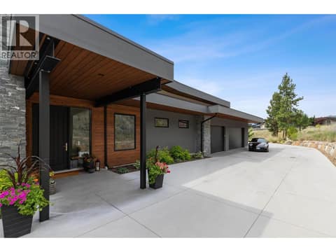 Modern Entrance at 1740 Granite Road, Lake Country South West