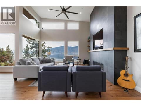 Open Concept LR DR at 1740 Granite Road, Lake Country South West
