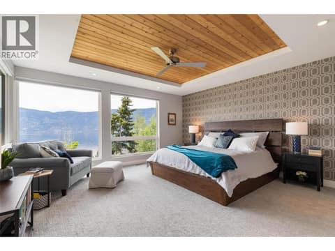 Primary / Master Bedroom on Main at 1740 Granite Road, Lake Country South West